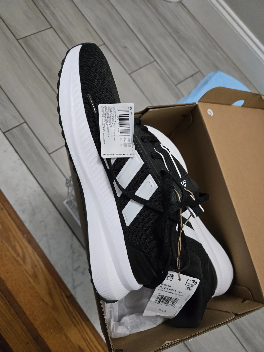 Adidas Running Shoes - Black/White - photo 2