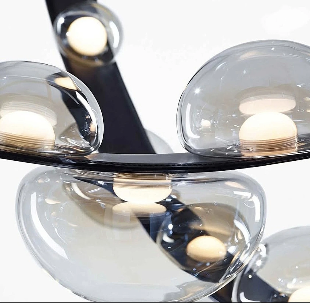 * New* Ceiling Large Tall Duplex Building Chandelier. - photo 4