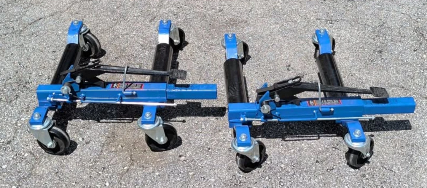 2x Car Vehicle Tire Wheel Dolly - Used Once