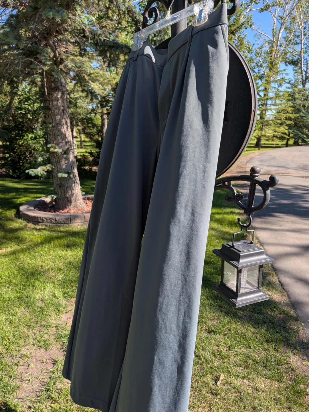 Halara Wide Leg Pants - aquamarine