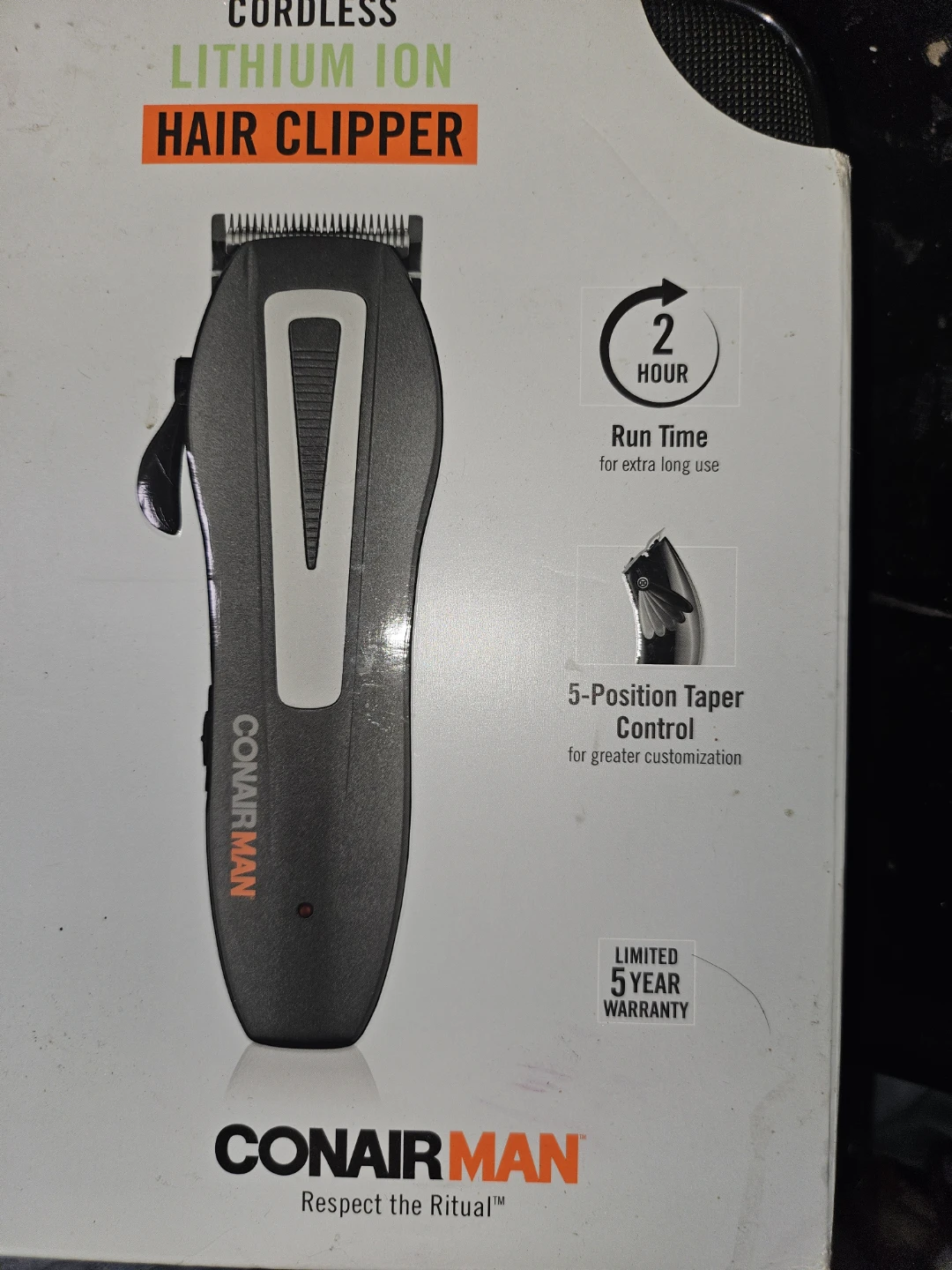 ConairMan Cordless Lithium Ion Hair Clipper
