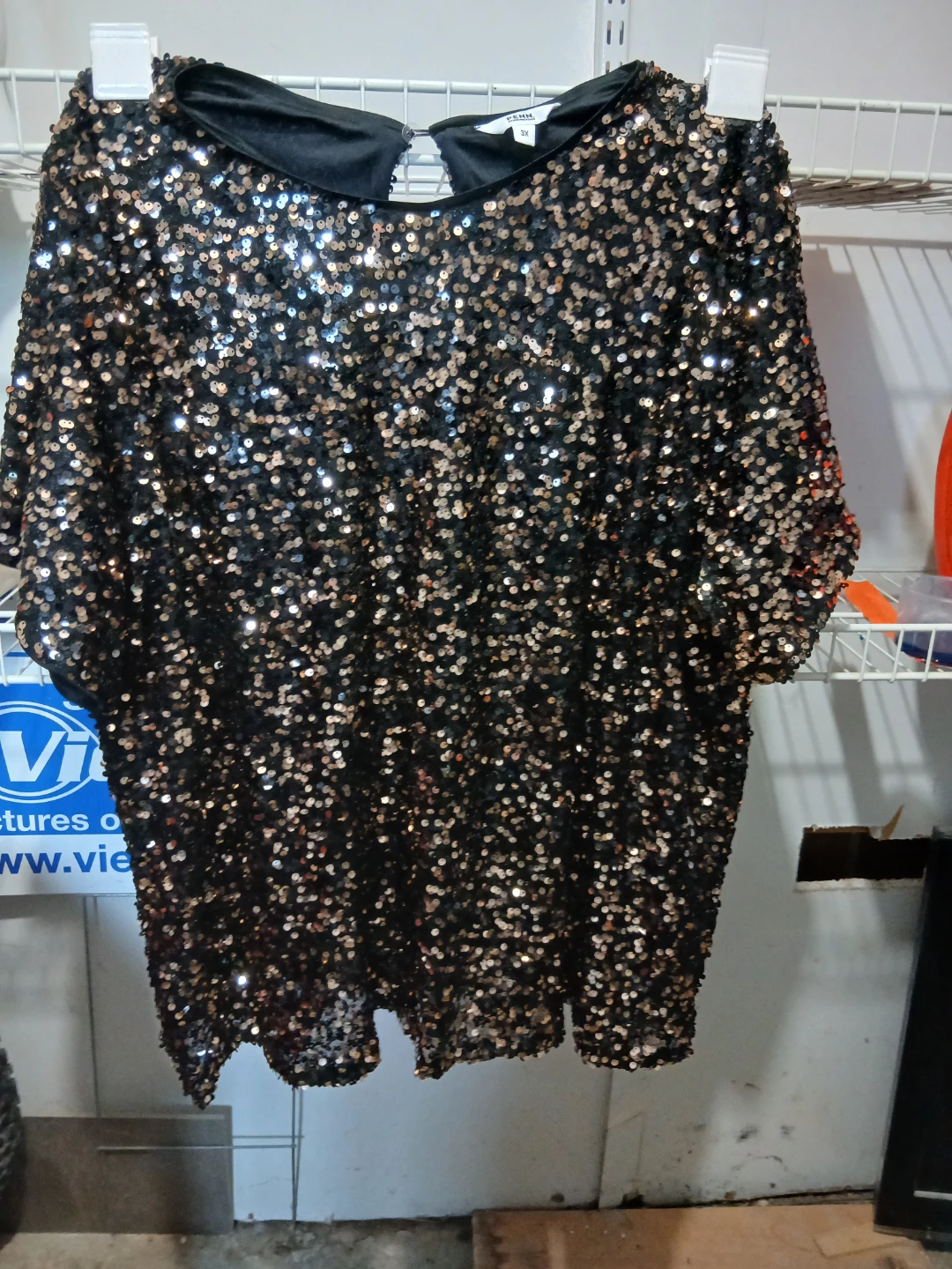 Penningtons Sequin Top - Size 3X
