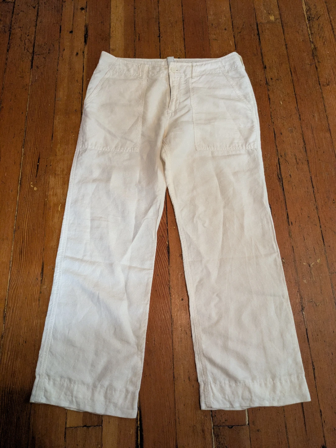 Club Monaco White Wide Leg Pants Size 32