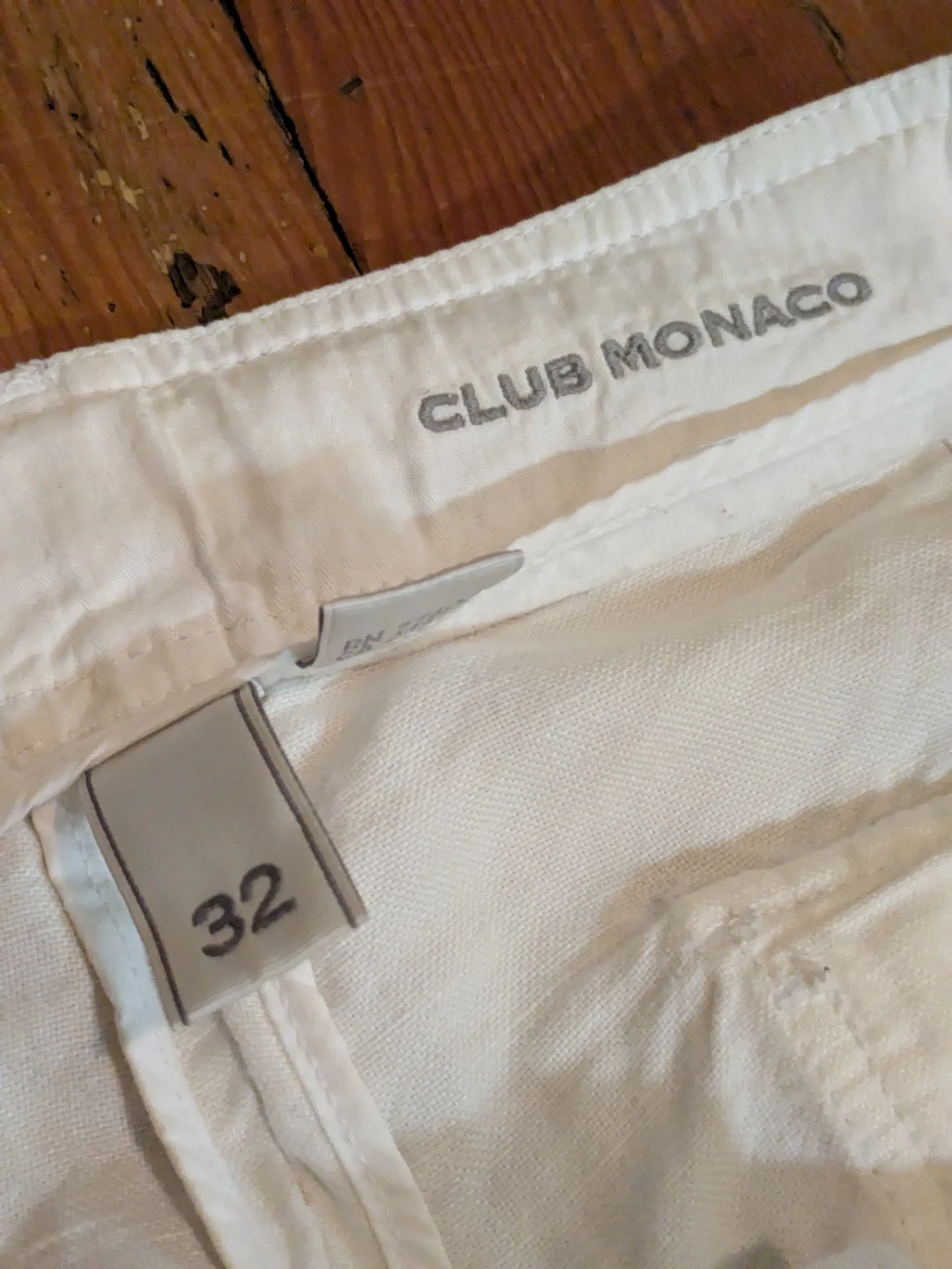 Club Monaco White Wide Leg Pants Size 32 - photo 2
