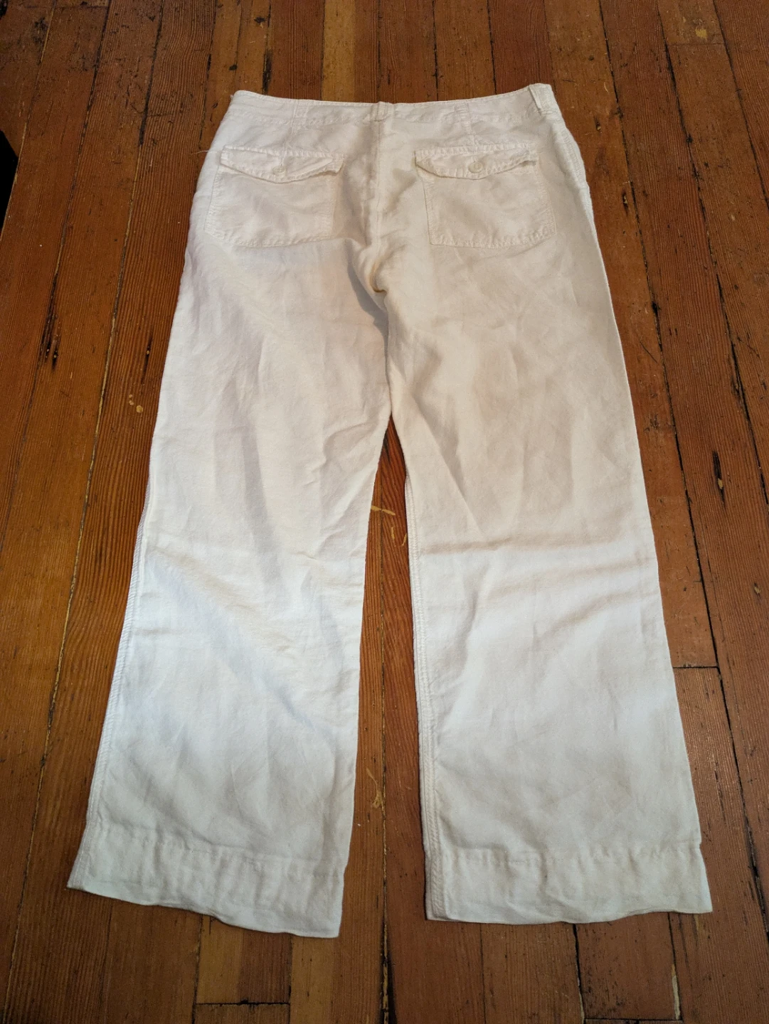Club Monaco White Wide Leg Pants Size 32 - photo 3