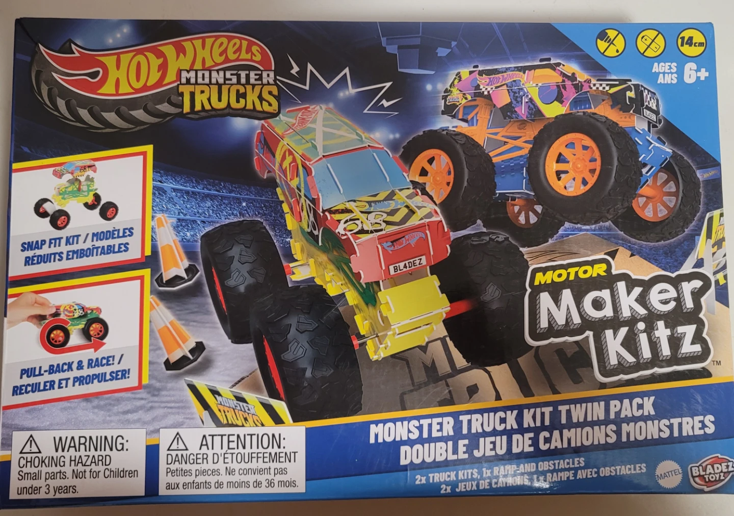 Hot Wheels Monster Trucks Motor Maker Kitz Twin Pack - photo 2