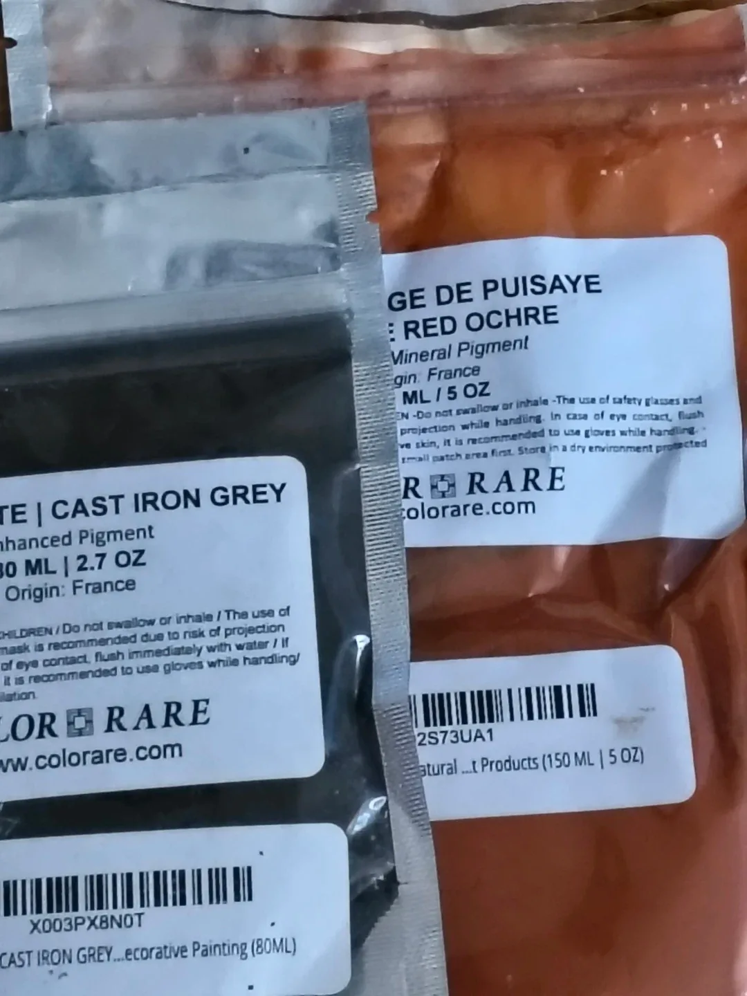 Painting supplies and Color Rare Pigment Set - 4 Colors - photo 3
