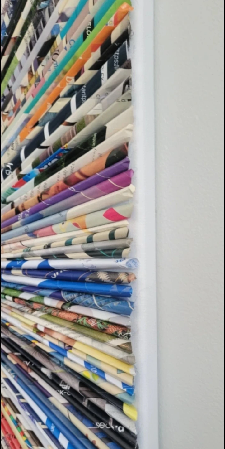 ⚽ Recycled Magazine Wall Art - photo 3