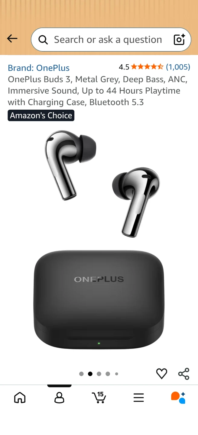 OnePlus Buds 3, Metal Grey - (BRAND NEW) Bluetooth earphones - photo 3