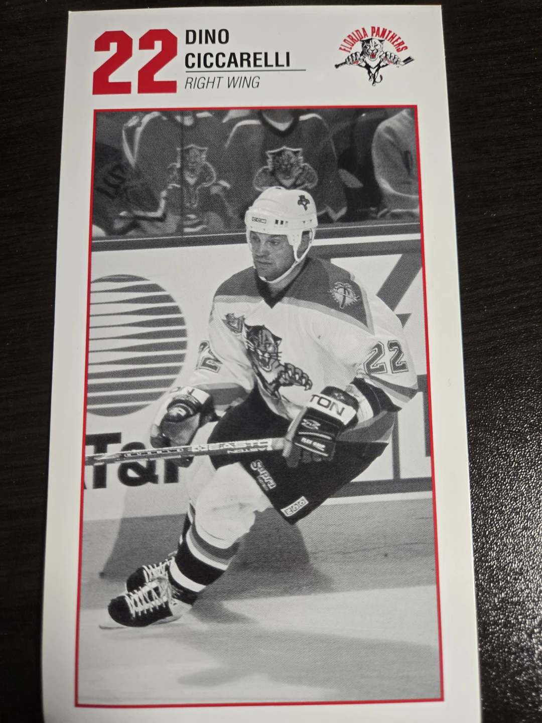 Dino Ciccarelli Florida Panthers Hockey Card