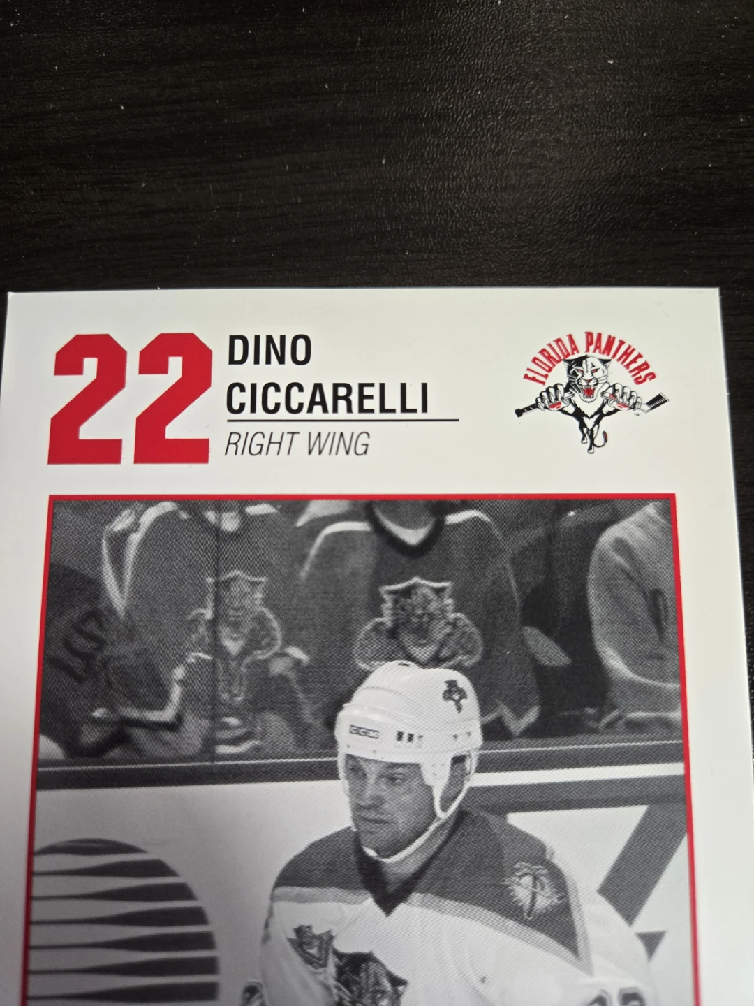 Dino Ciccarelli Florida Panthers Hockey Card - photo 2