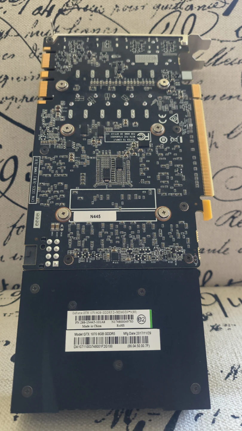Nvidia GTX 1070 Graphics Card - photo 4