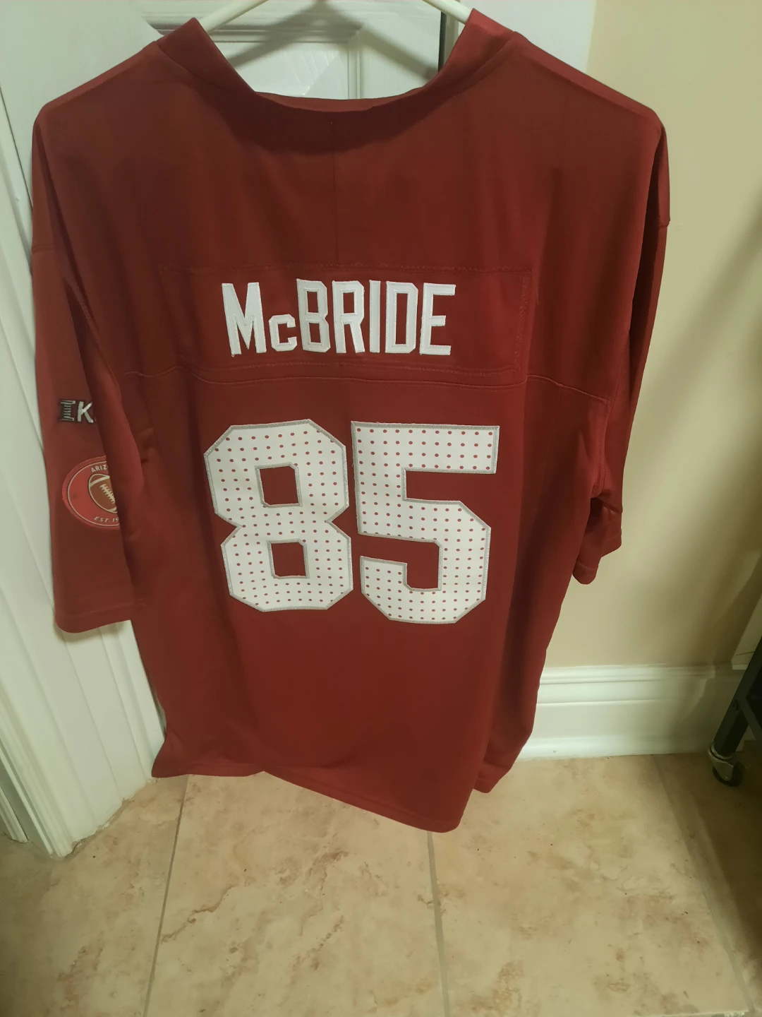 Red McBride #85 Football Jersey -large