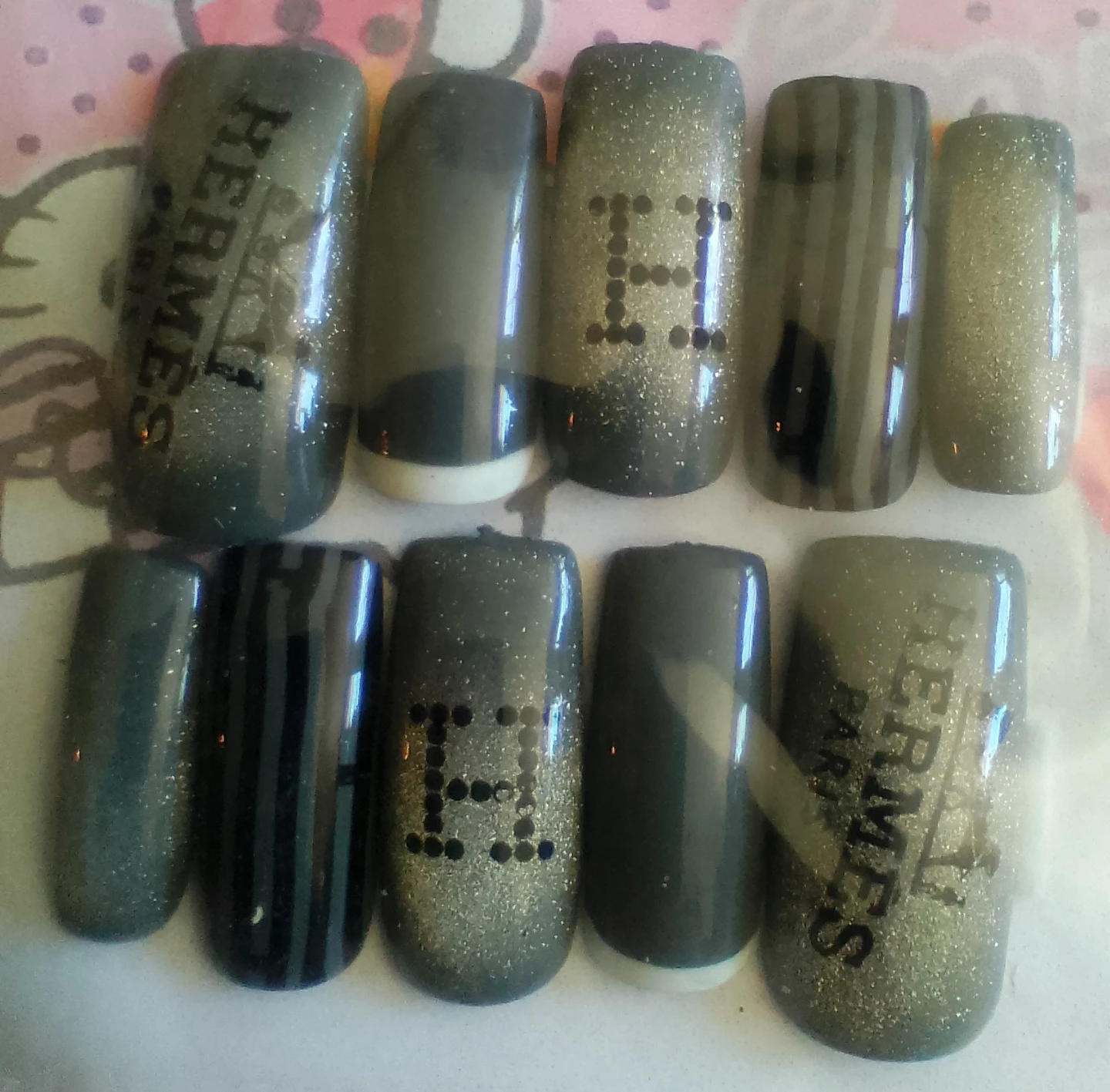 Hermes Paris Press-On Nails