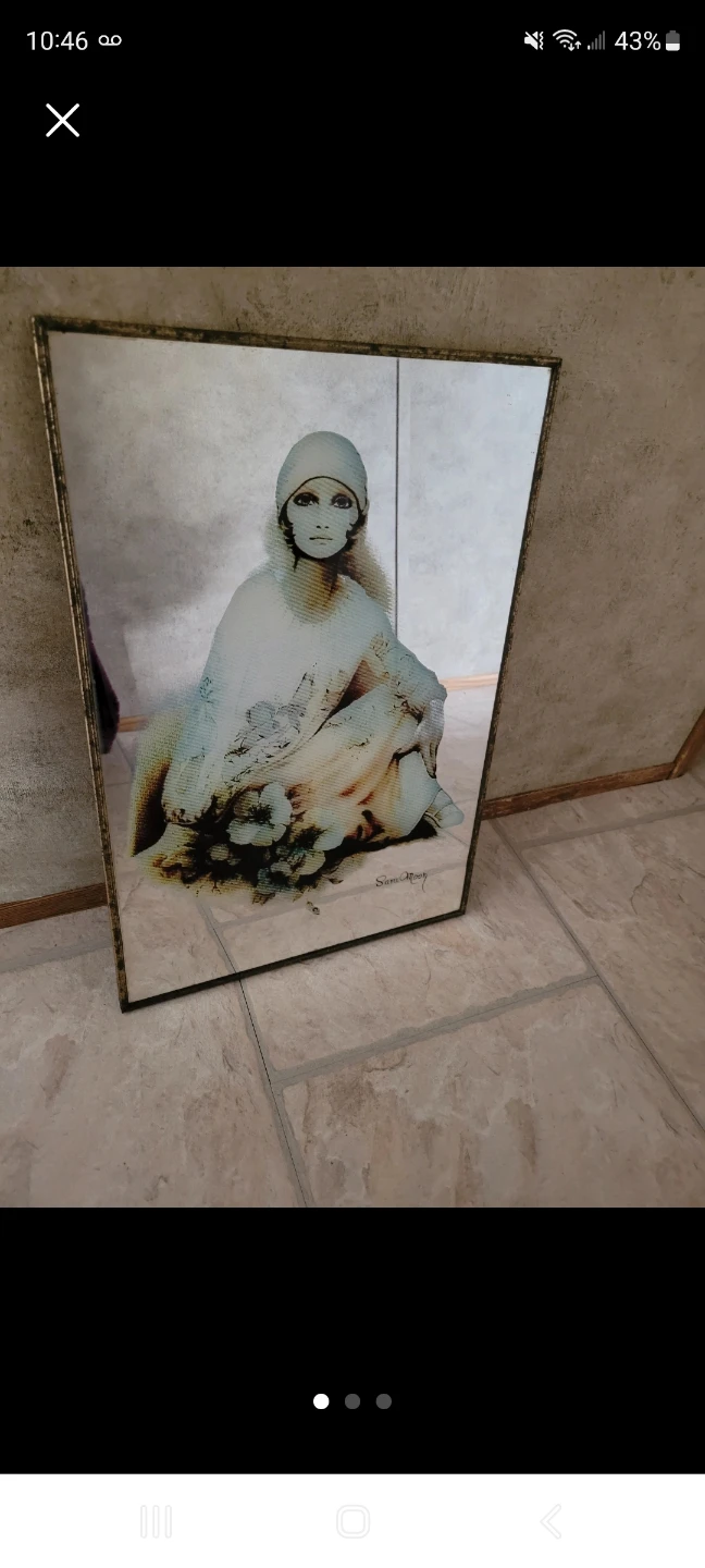 Vintage Art Nouveau Wall Mirror sarah moon