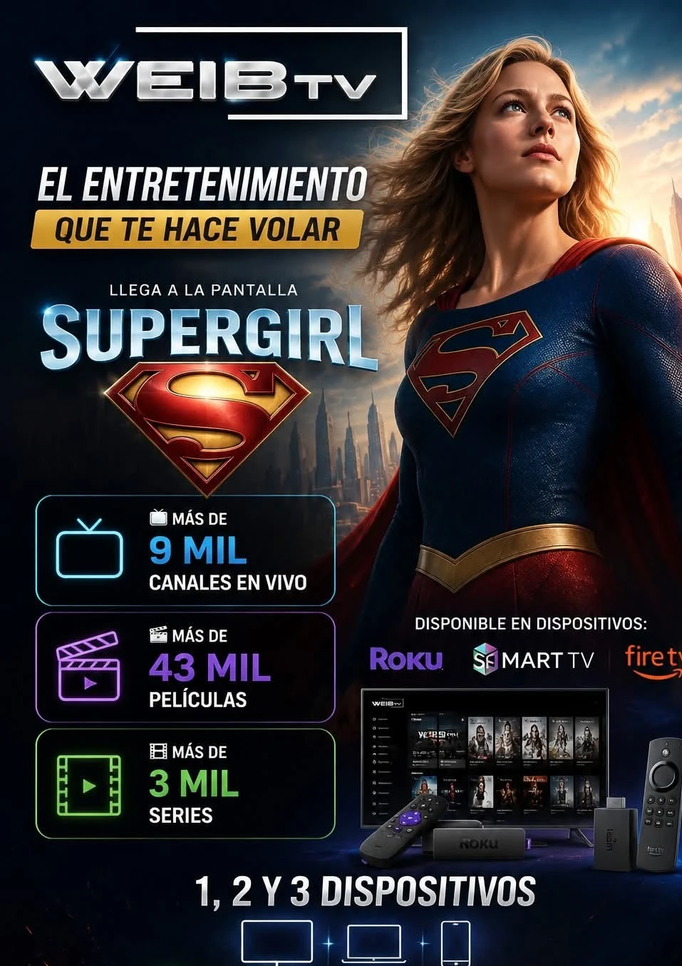 WEIBTV Streaming Service - Supergirl