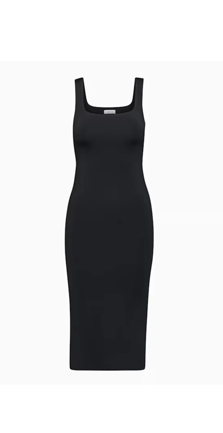 Aritzia Contour Squareneck Midi Dress