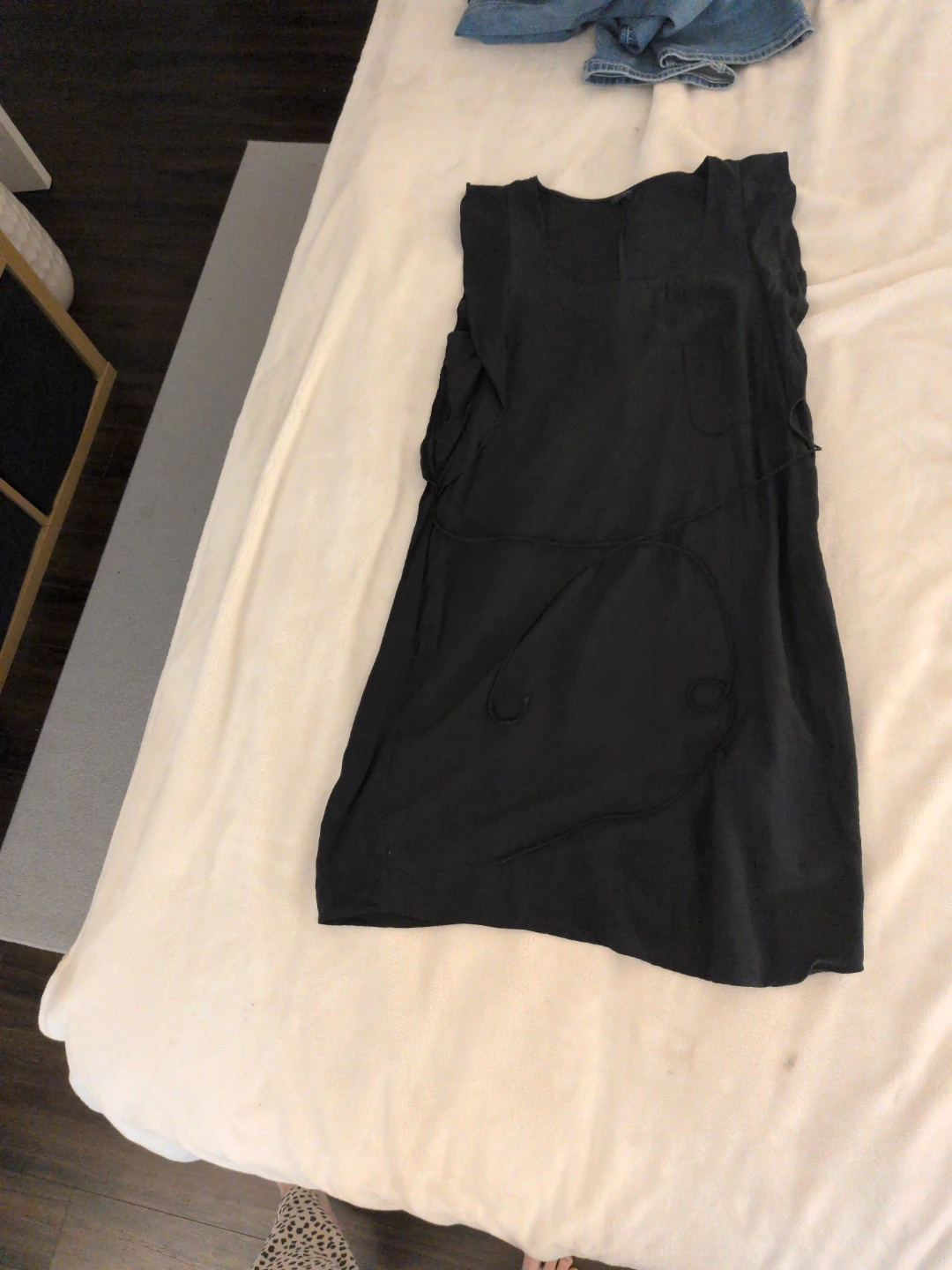 Talula Babaton Black Silk Dress Size S