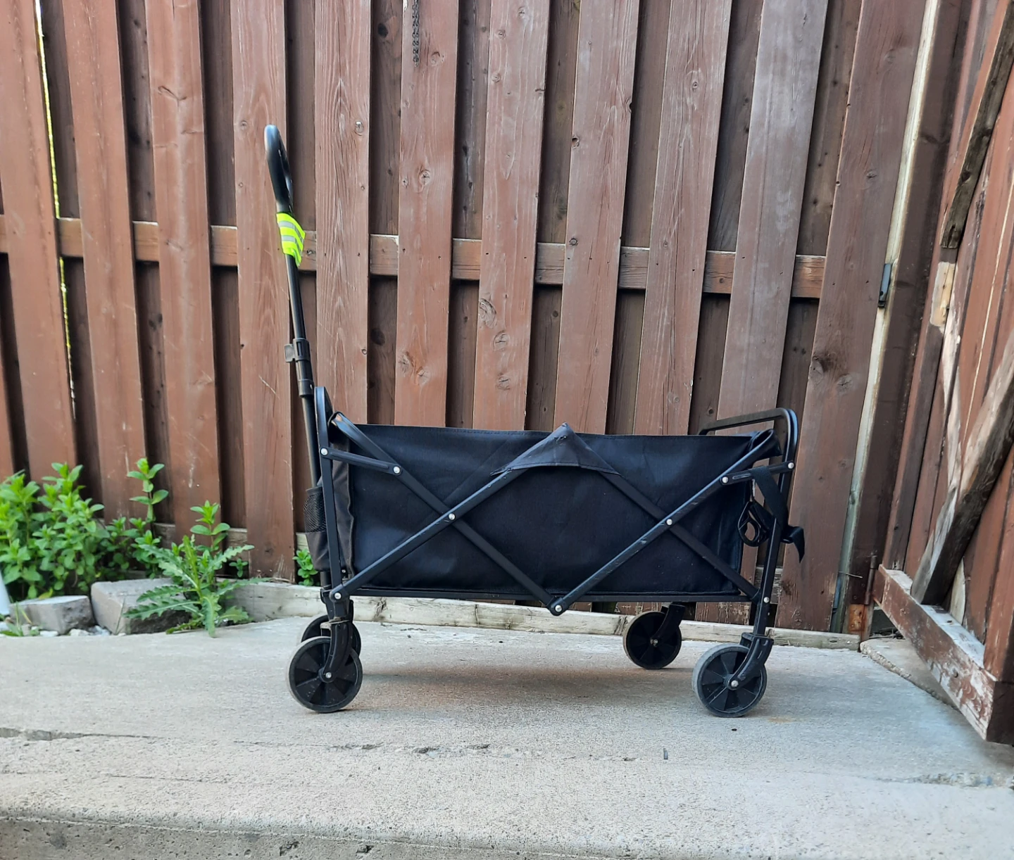Black Folding Wagon Cart