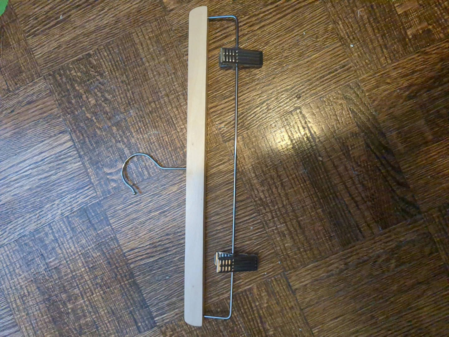 Wooden Pants Hanger with Clips