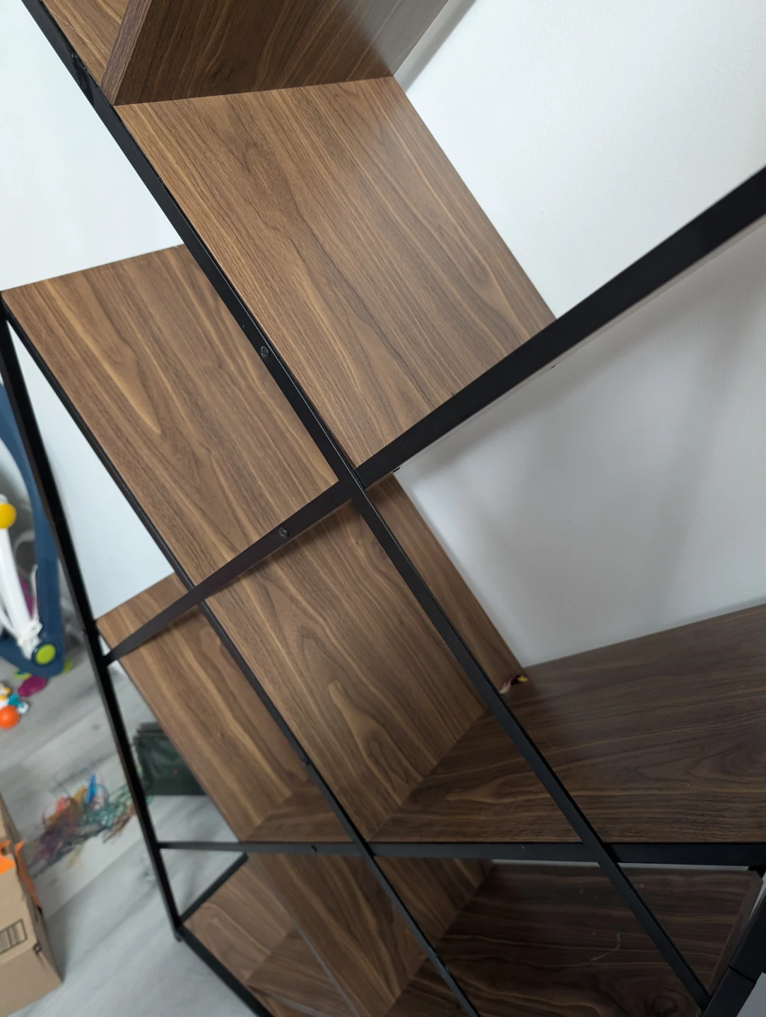 Tall Metal & Wood Bookshelf - photo 5
