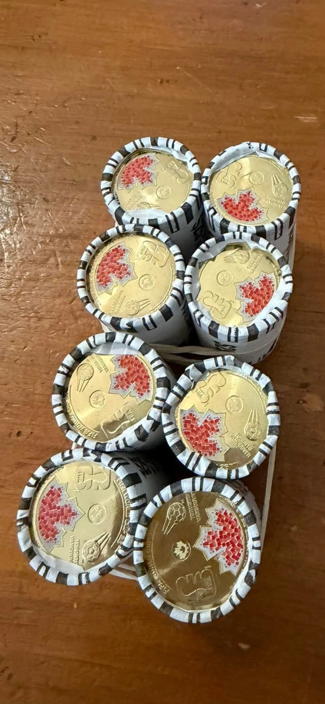 Canada 2026 FIFA World Cup Coin Rolls
