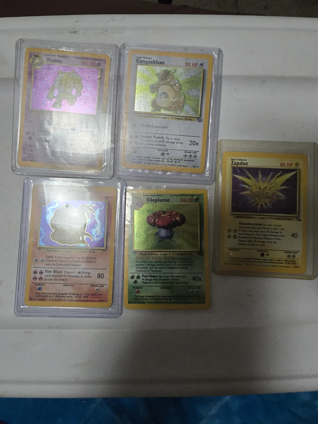 Vintage Pokémon cards holographic