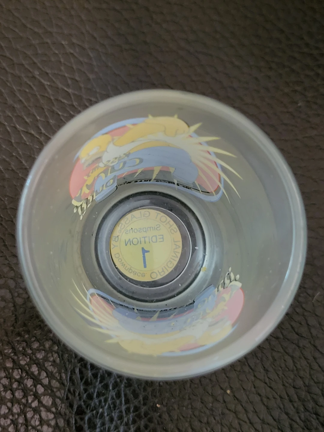 The Simpsons "Kiss My Curvy Butt!" Vintage Shot Glass - photo 5