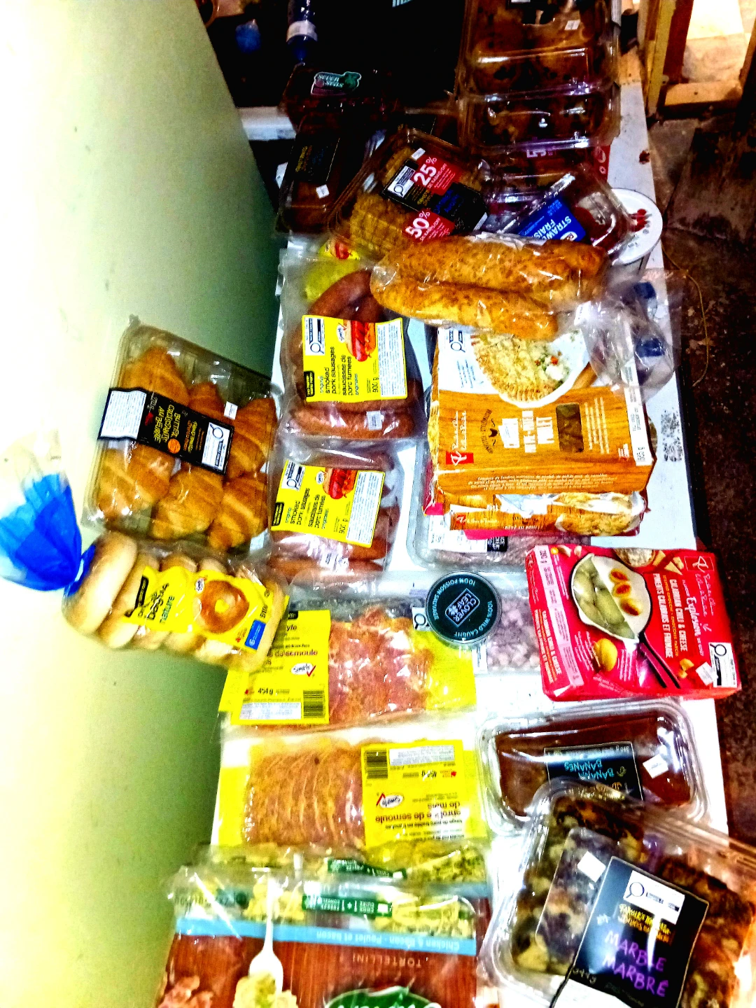 Assorted Baked Goods and Deli Meats