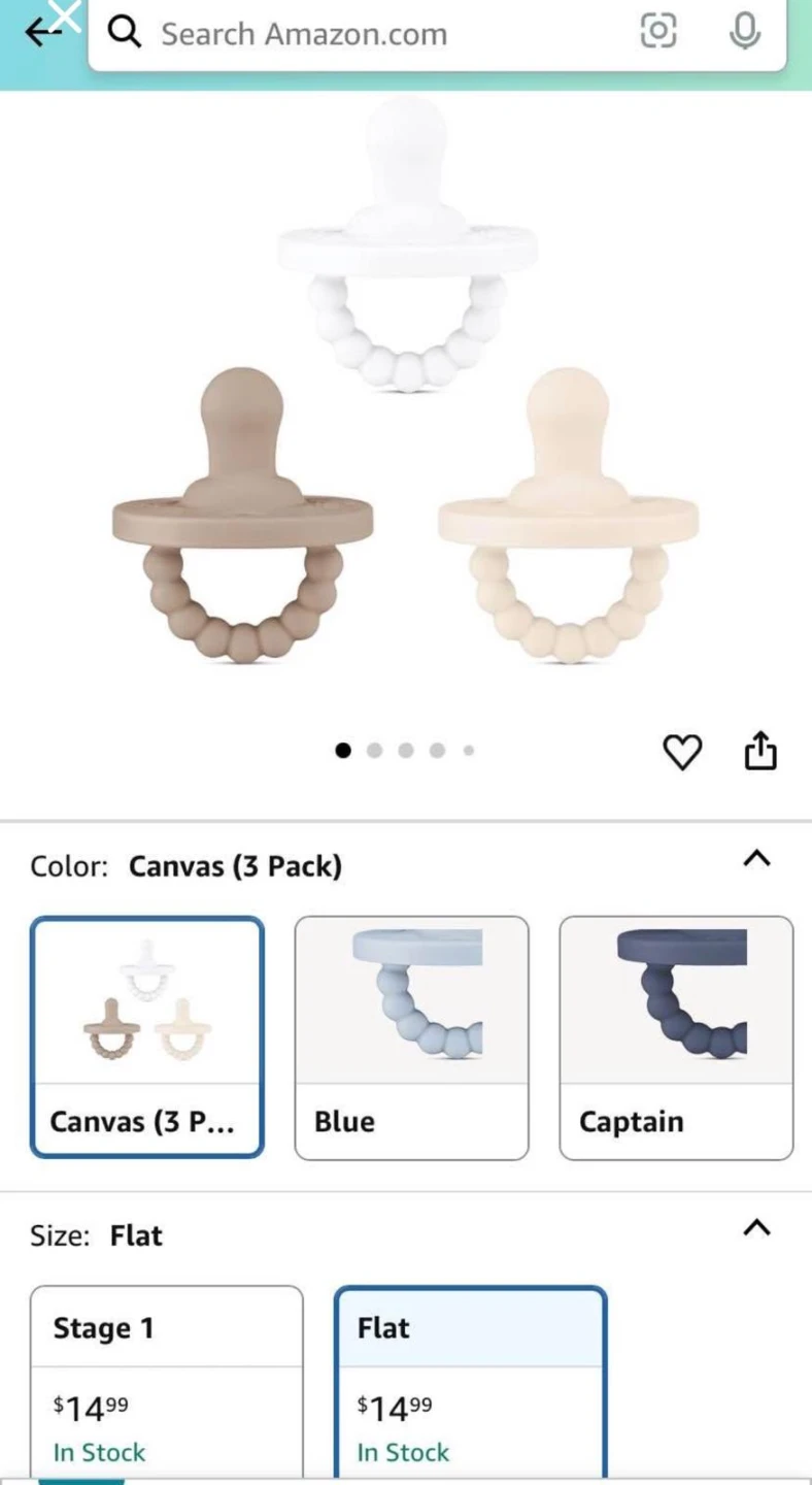 Ryan & Rose Cutie PAT Pacifier Teether Pack⚽️ - photo 4