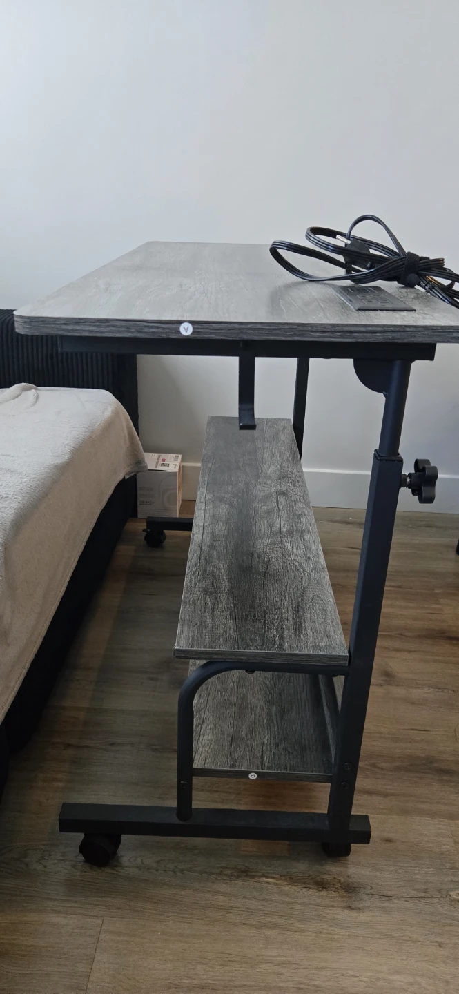 Adjustable Standing Desk with Power Outlets and USB Ports - photo 4