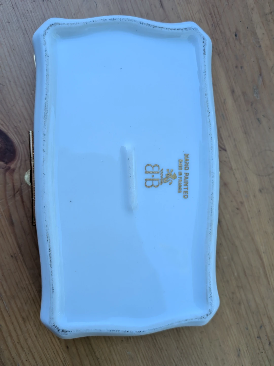 Hand Painted Porcelain Trinket Box - photo 2