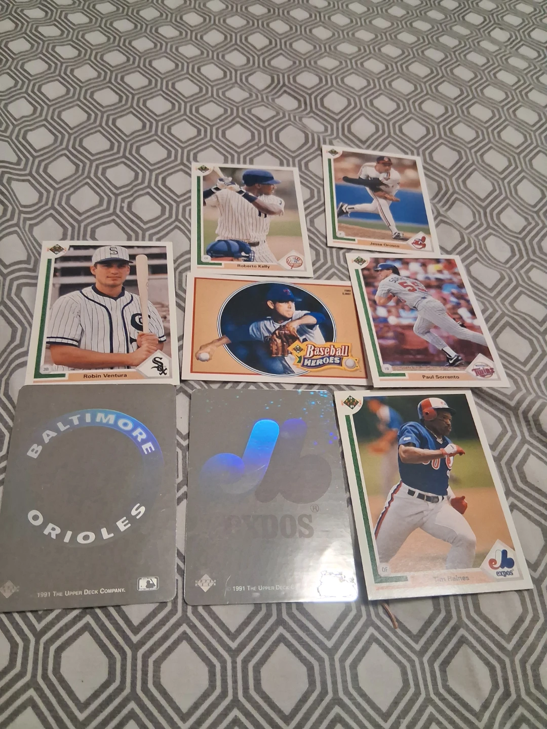 1991 Upper Deck Baseball Cards - Assorted Players