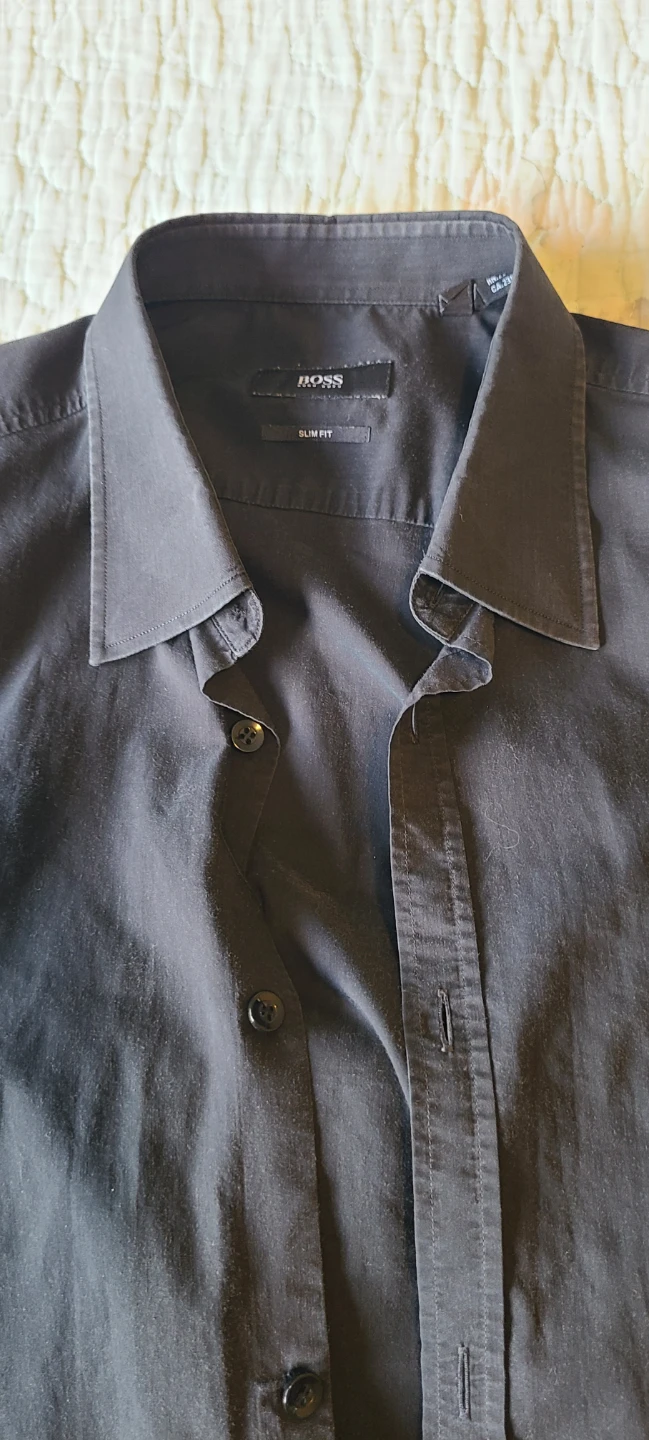 Black BOSS Hugo Dress Shirt ⚽ - photo 2