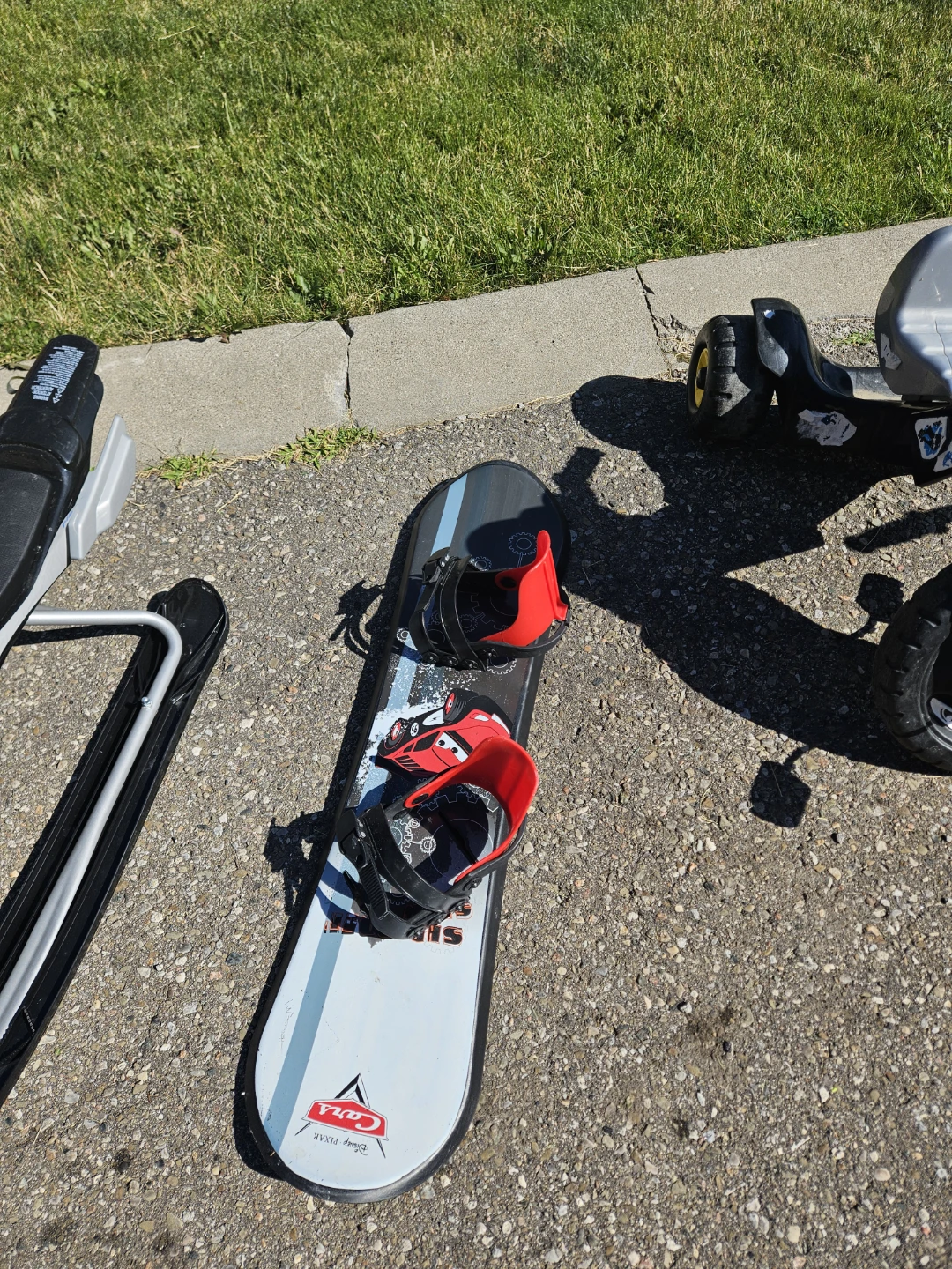 Disney Pixar Cars Snowboard with Bindings
