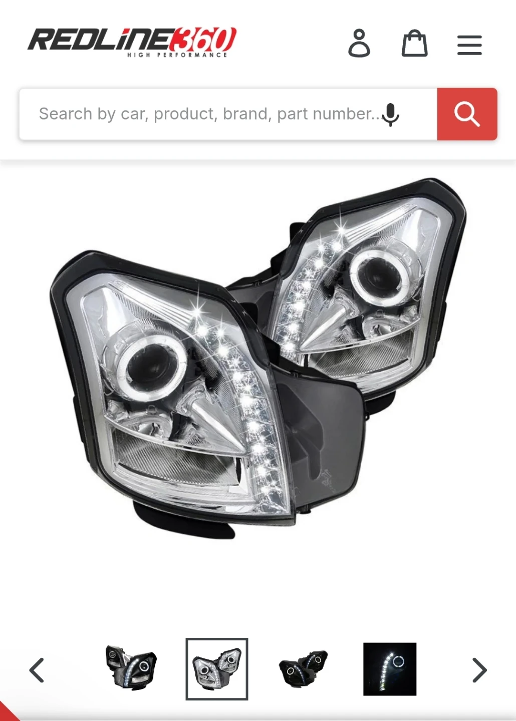 Spec-D Projector Headlights for 03-07 Cadillac CTS