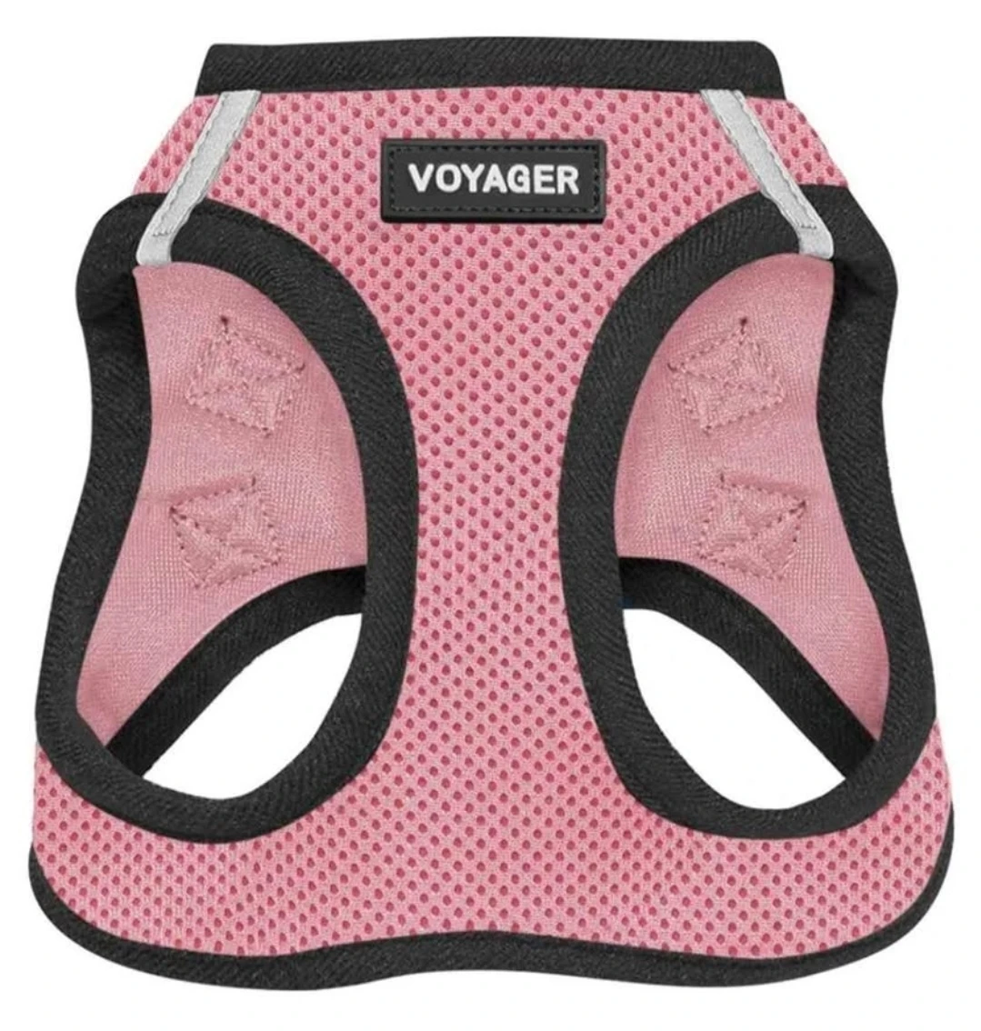 Voyager Pink Mesh Dog Harness S