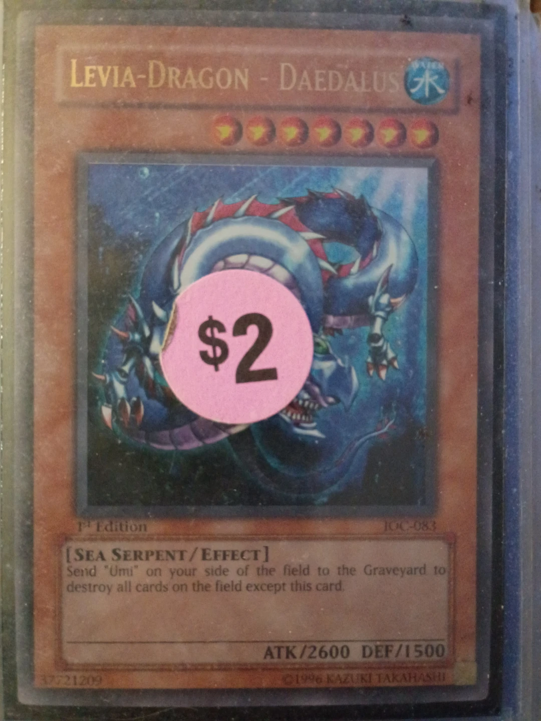 Yu-Gi-Oh! Levia-Dragon - Daedalus Trading Card⚽