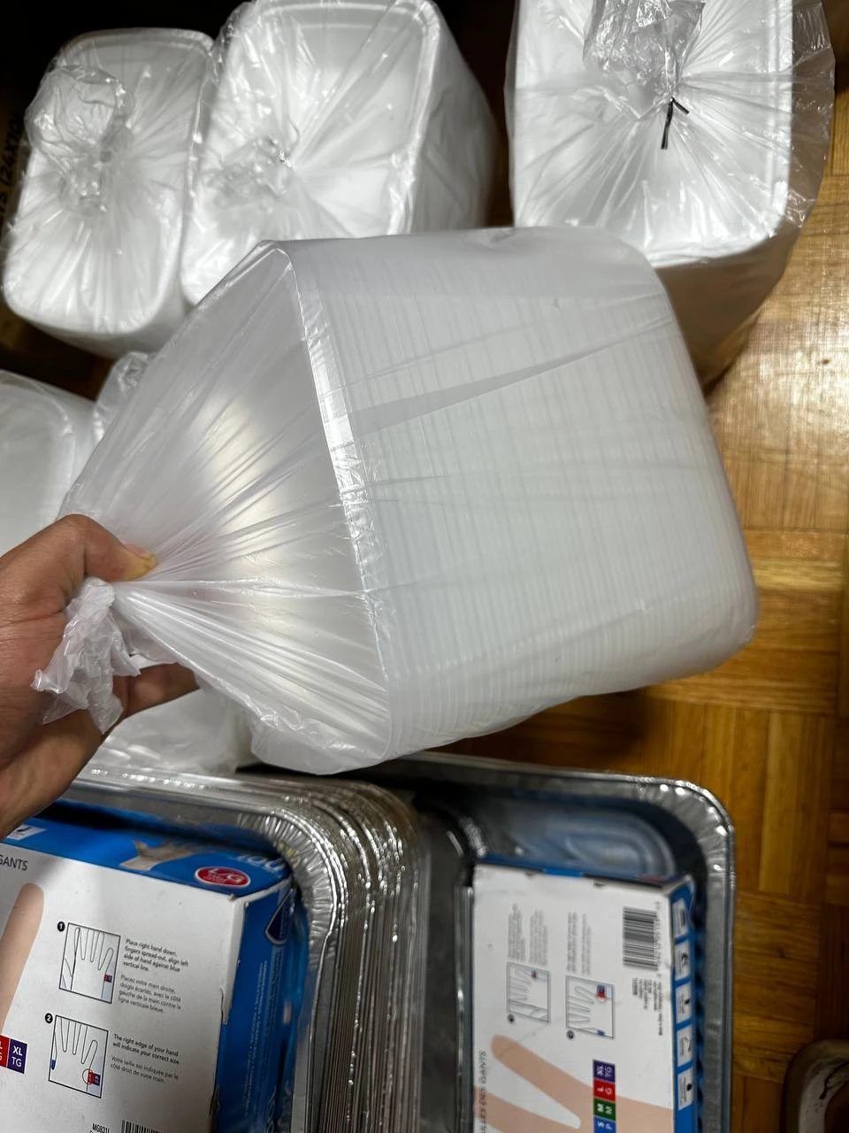 Bulk Lot of new restaurant Food Containers delivery bag more - photo 2