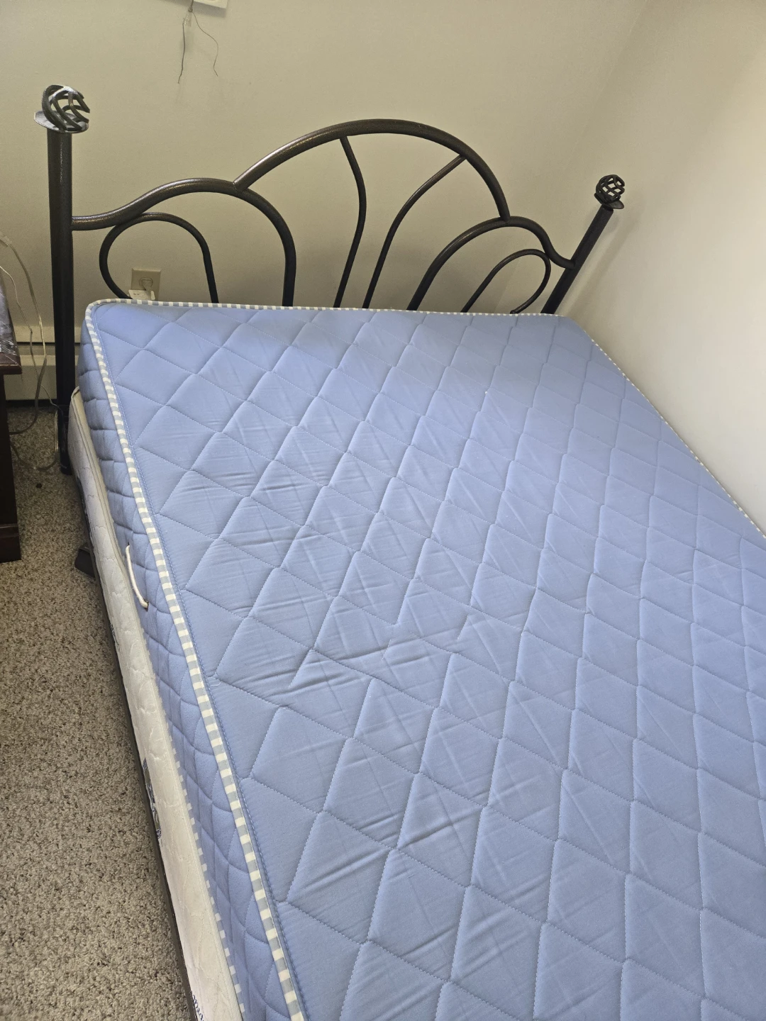 Moving Sale – Double/Full Bedframe with Mattress & Box Spring - photo 2