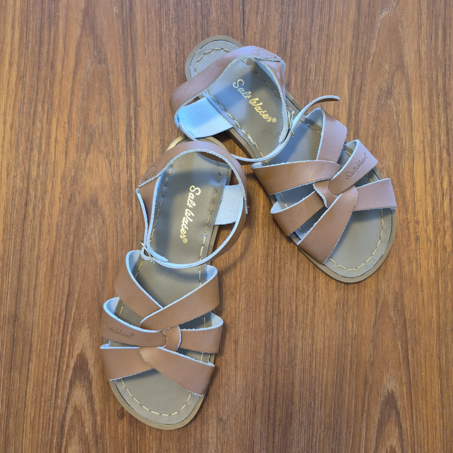 Salt Water Sandals - Size 8, Tan