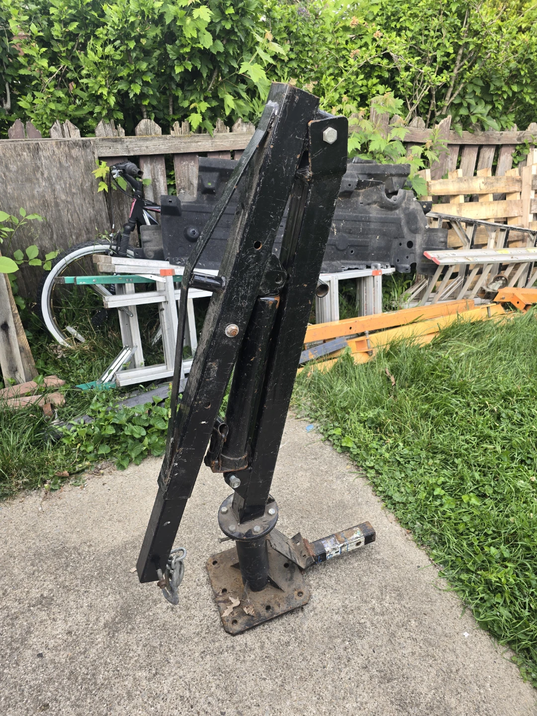 Black Trailer Hitch Crane - photo 3
