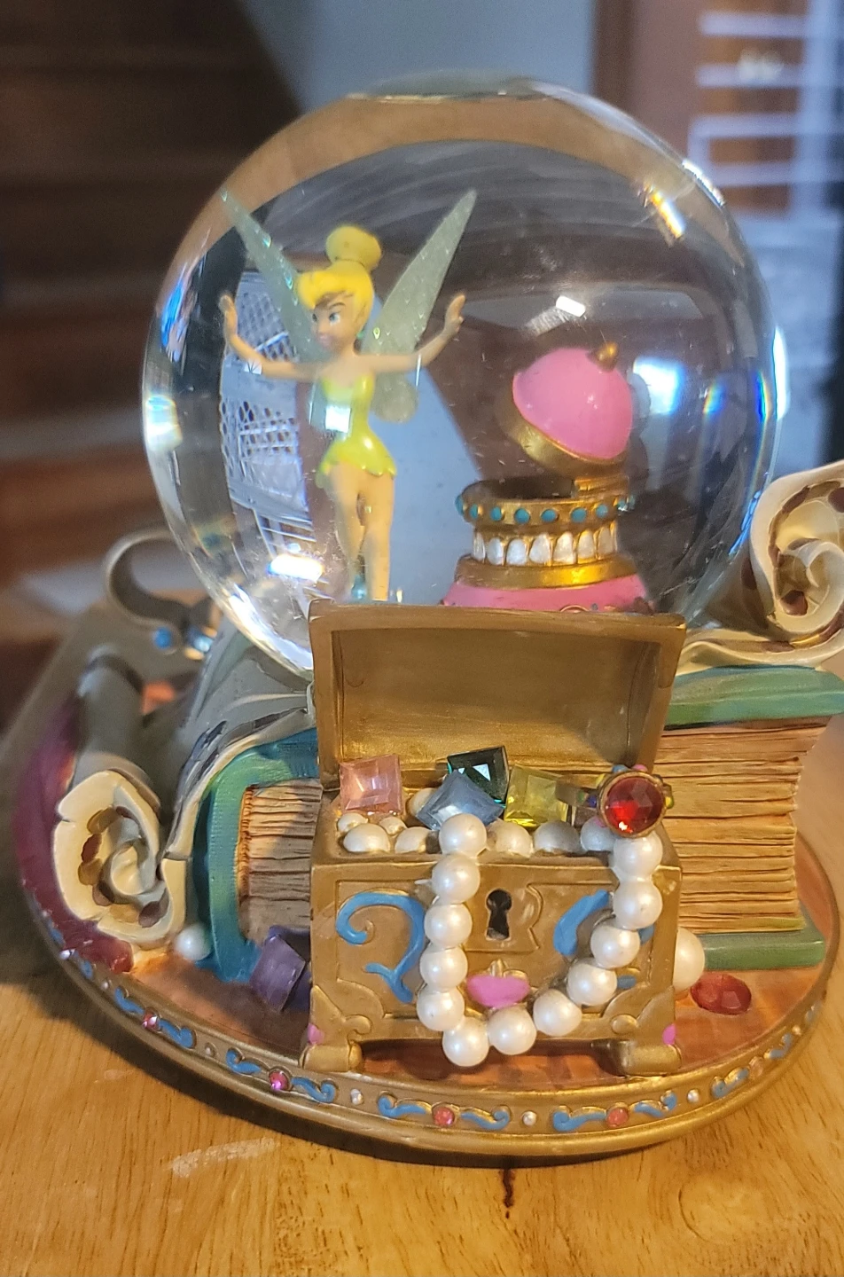 Retired Disney Store Tinker Bell Musical Snow Globe - photo 2