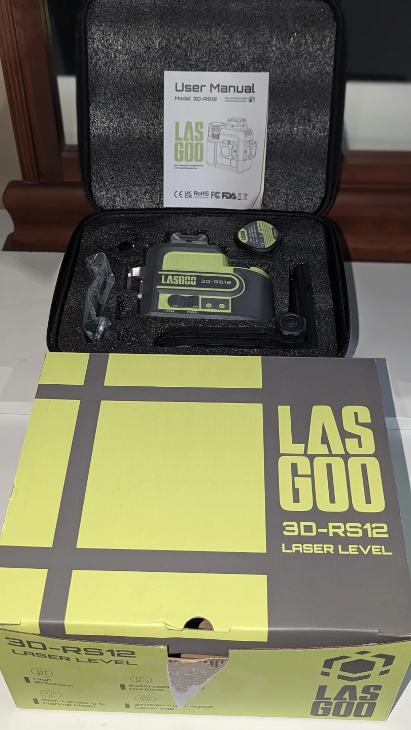 LASGOO 3D-RS12 Laser Level - photo 3