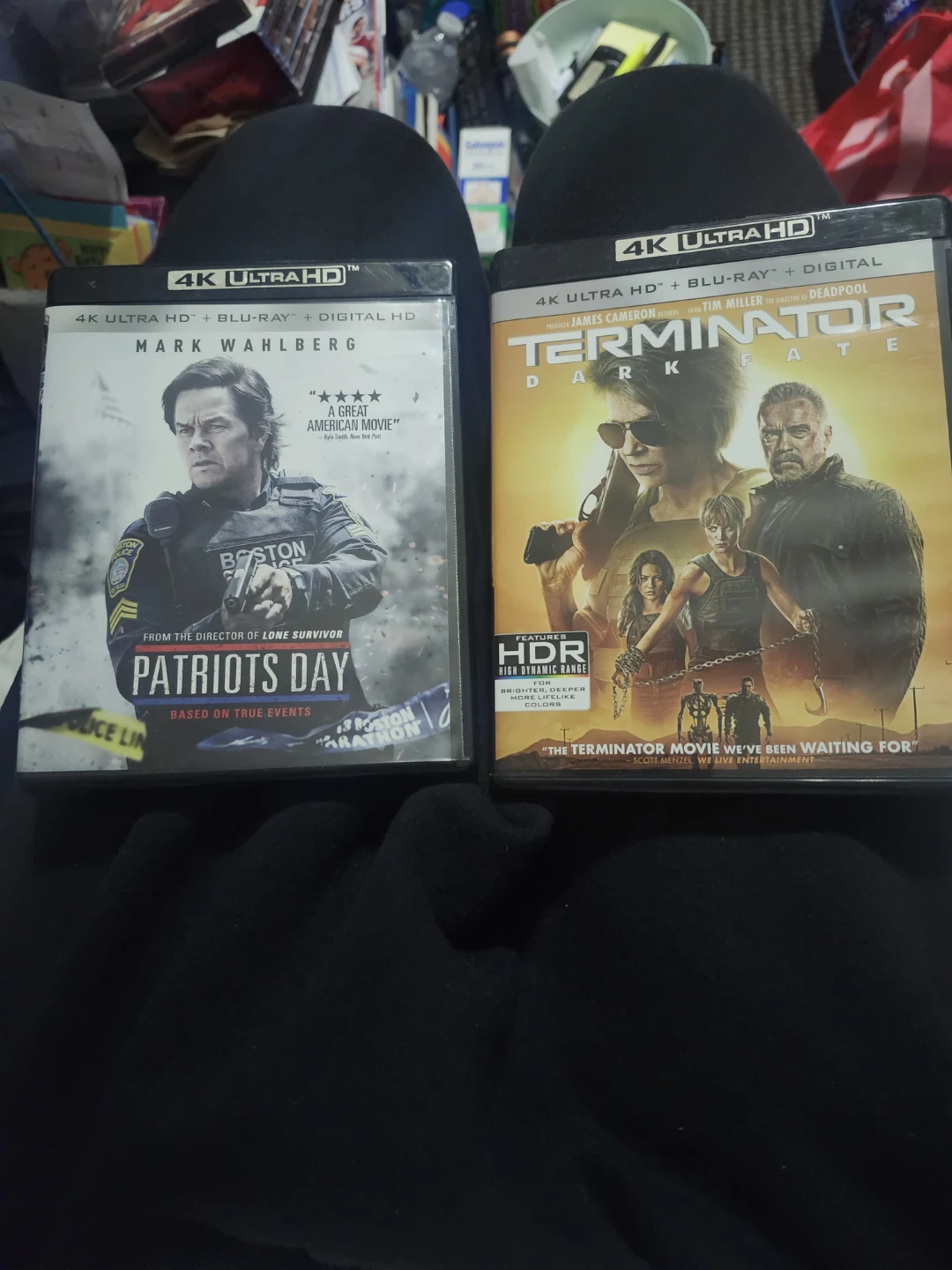 4K UHD Blu-ray Movies: Patriots Day & Terminator: Dark Fate