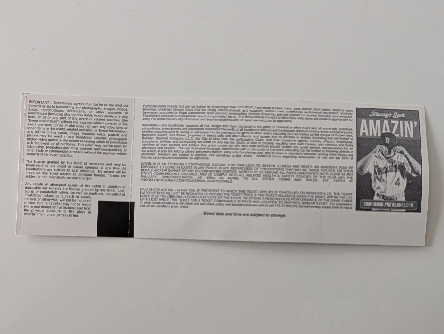 Brooklyn Cyclones Voucher - July 9th or July 29th - photo 2