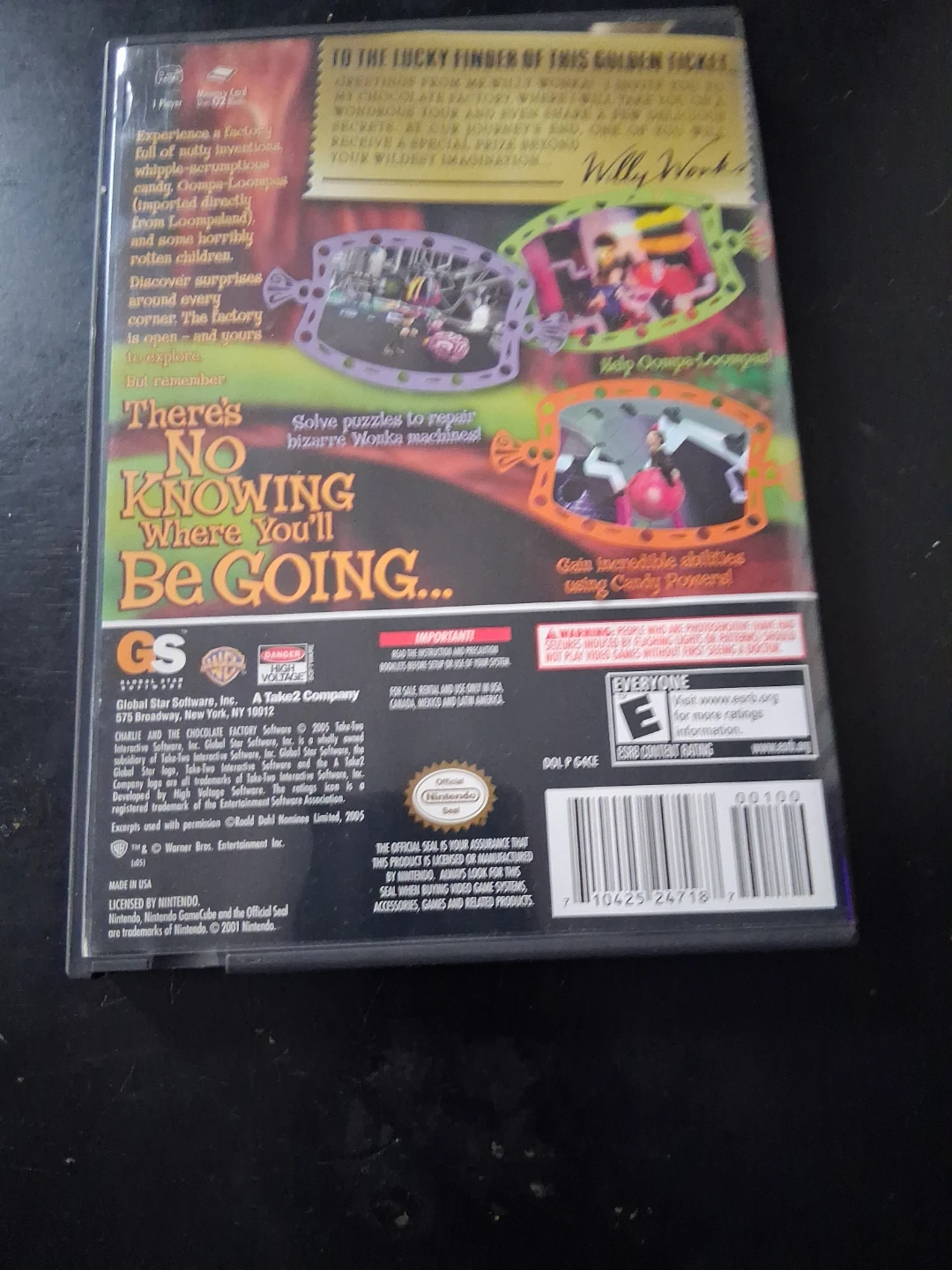 Nintendo GameCube Charlie and the Chocolate Factory - photo 5