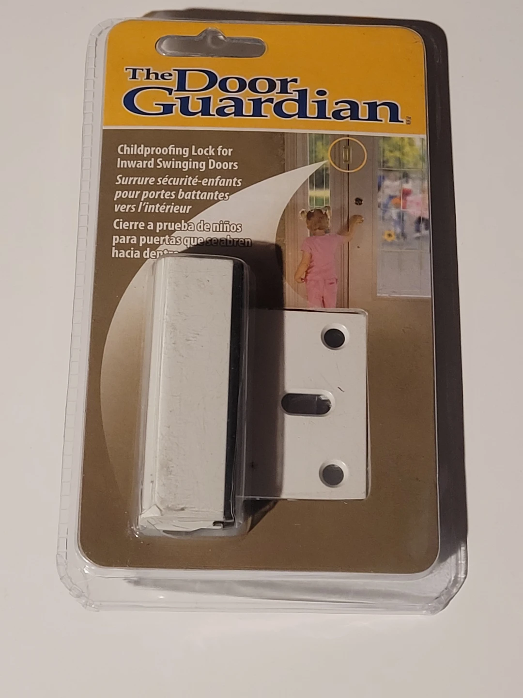 The Door Guardian Childproofing Lock for Inward Swinging Doors