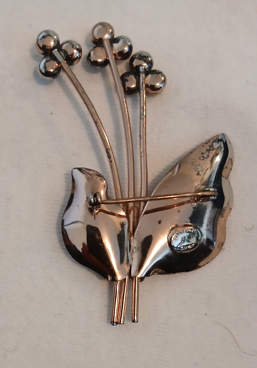 Vintage Floral Brooch
