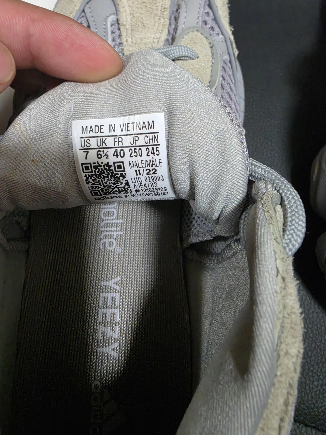 Adidas Yeezy 500 Taupe Light Sneakers - photo 4